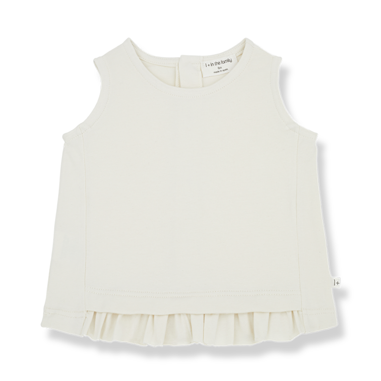 1+ IN THE FAMILY SS4 - 1+ IN THE FAMILY ALESSIA BLOUSE - IVORY