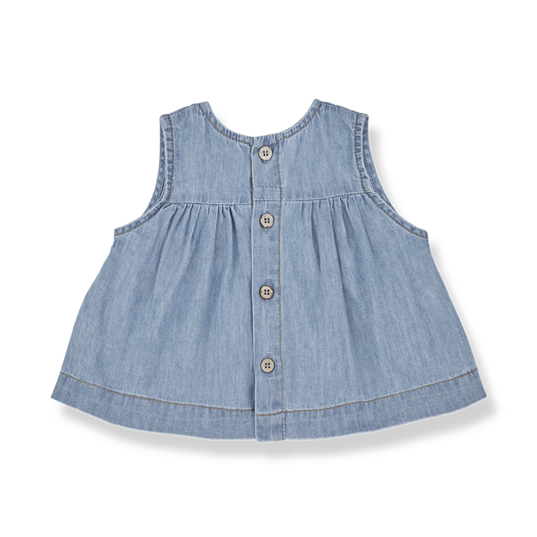 1+ IN THE FAMILY SS4 - 1+ IN THE FAMILY CHIARA BLOUSE - DENIM