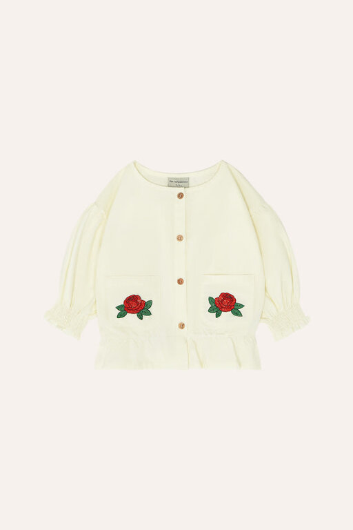 THE CAMPAMENTO SS4 - THE CAMPAMENTO FLOWERS EMBROIDERY KIDS BLOUSE