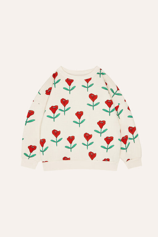 THE CAMPAMENTO SS4 - THE CAMPAMENTO TULIPS ALLOVER OVERSIZED KIDS SWEATSHIRT