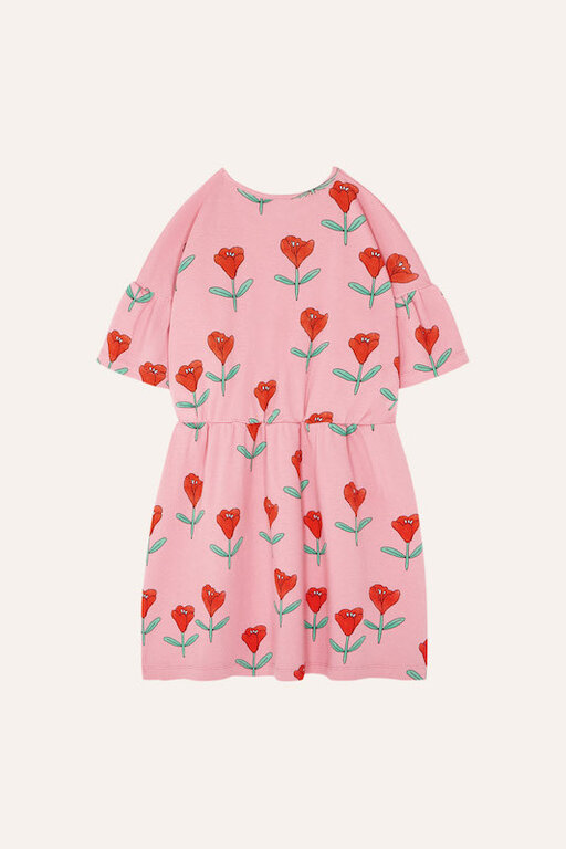 THE CAMPAMENTO SS4 - THE CAMPAMENTO TULIPS ALLOVER PINK DRESS