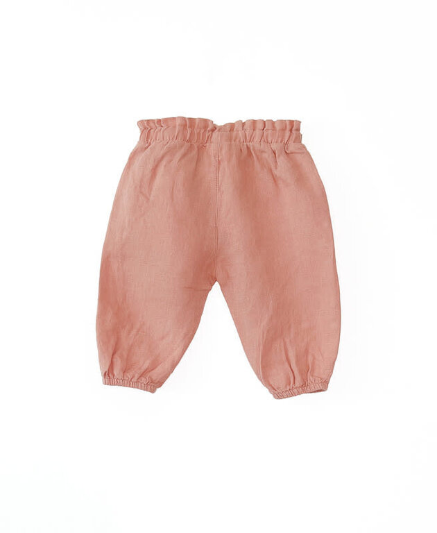 PLAY UP SS4 - PLAY UP BGK LINEN TROUSERS - CORAL