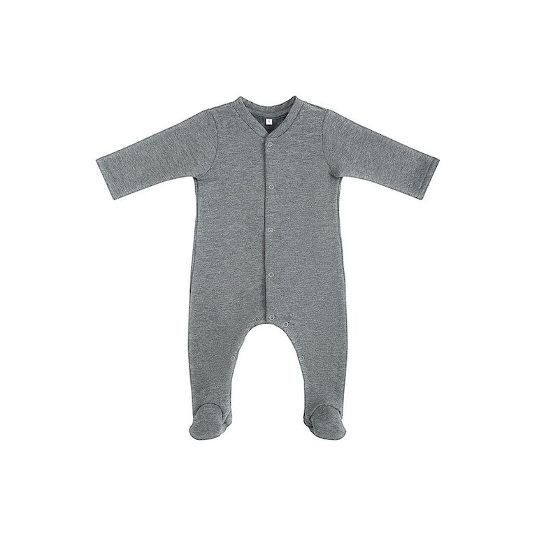 A BASIC BRAND A BASIC BRAND BABY BABYSUIT - DARK GREY