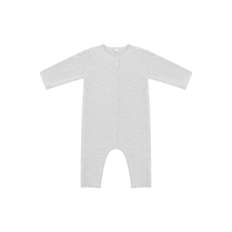 A BASIC BRAND A BASIC BRAND BABY ROMPER - LIGHT GREY