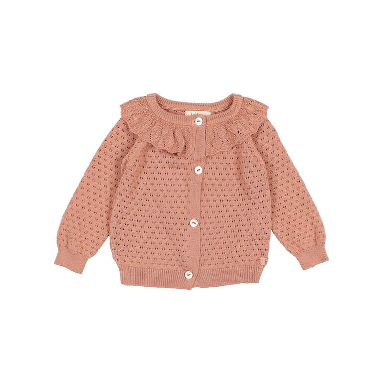 BUHO SS4 - BUHO BB BOHO CARDIGAN - ROSE CLAY