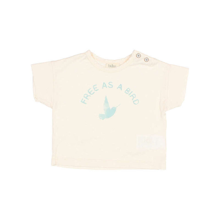 BUHO SS4 - BUHO BB BIRD T-SHIRT - TALC