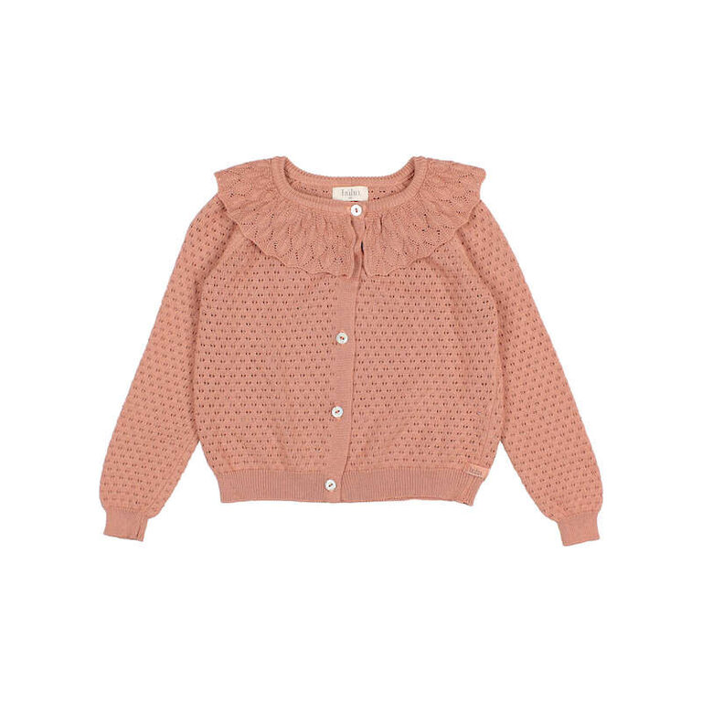 BUHO SS4 - BUHO BOHO CARDIGAN - ROSE CLAY