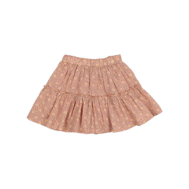 BUHO SS4 - BUHO FLOWER DOTS SKIRT - ROSE CLAY