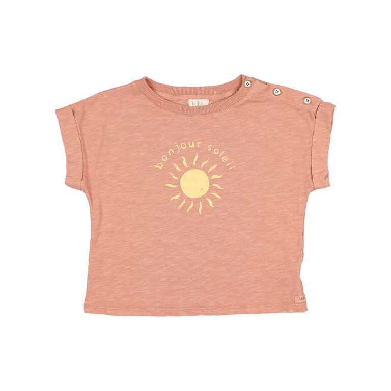 BUHO SS4 - BUHO SOLEIL T-SHIRT - ROSE CLAY