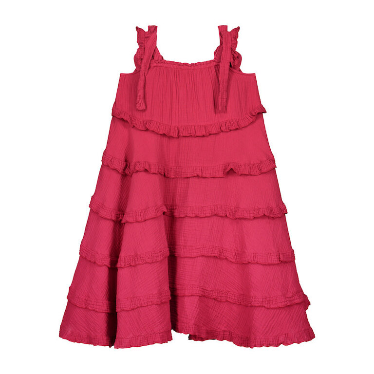 DAILY BRAT SS4 - DAILY BRAT RUFFLE GALORE DRESS - ROMANCE RED