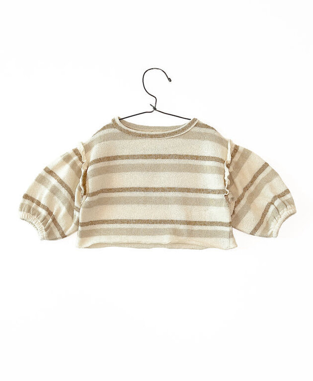 PLAY UP SS4 - PLAY UP STRIPED JERSEY SWEATER BG - CROCHET