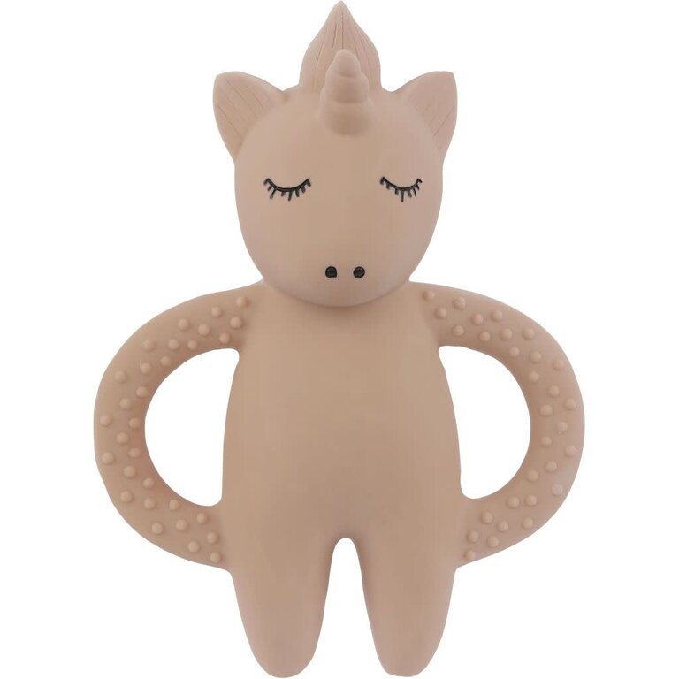 KONGES SLOJD KONGES SLOJD TEETH SOOTHER UNICORN - ROSE