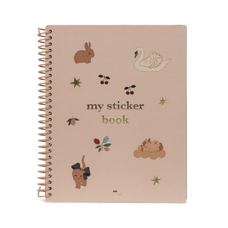 KONGES SLOJD KONGES SLOJD MY STICKER BOOK - BLUSH