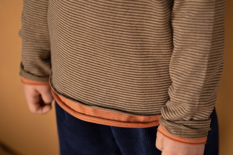 NIXNUT AW4 - NIXNUT SIM KNIT - PEBBLE STRIPE