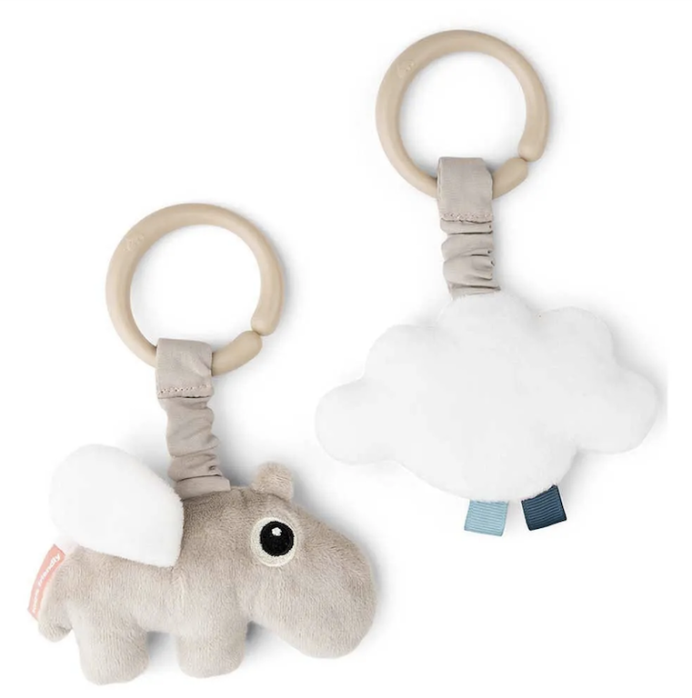 DONE BY DEER DONE BY DEER HANGING ACTIVITY TOY - CLOUDS SAND