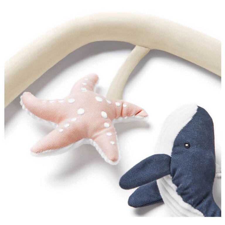 ERGOBABY ERGOBABY EVOLVE BOUNCER TOY BAR CREAM - OCEAN WONDERS