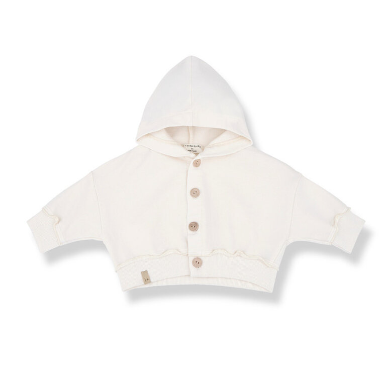 1+ IN THE FAMILY SS5 - 1+ IN THE FAMILY RAI JACKET - ECRU