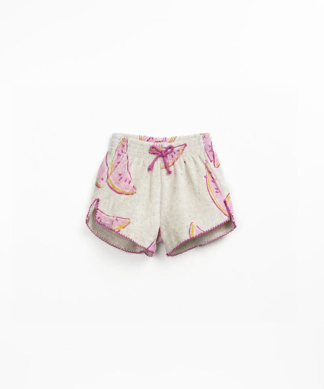 PLAY UP SS5 - PLAY UP PRINTED PLUSH SHORTS BG - GRES