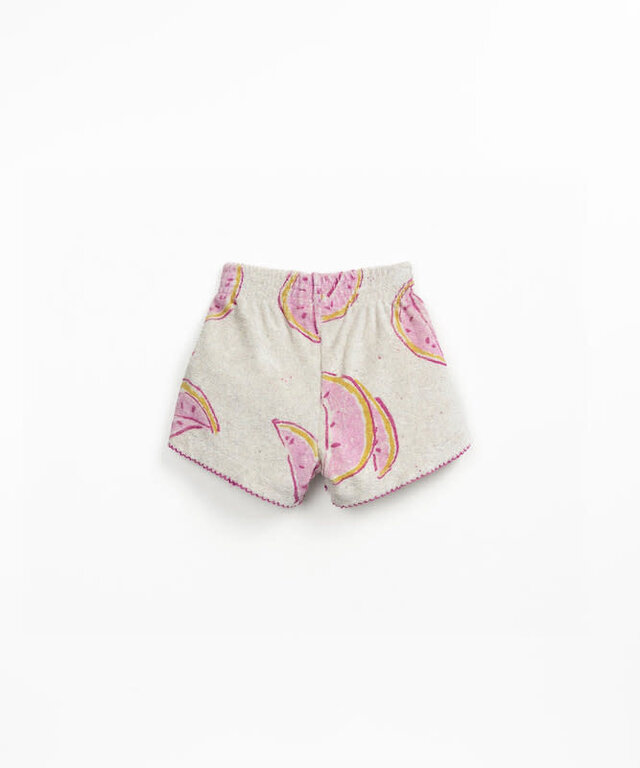 PLAY UP SS5 - PLAY UP PRINTED PLUSH SHORTS BG - GRES