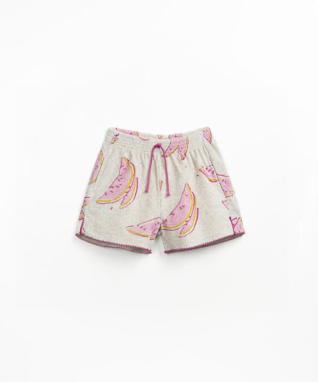 PLAY UP SS5 - PLAY UP PRINTED PLUSH SHORTS G - GRES