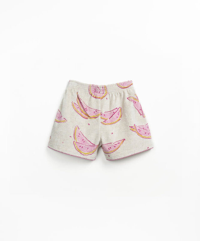 PLAY UP SS5 - PLAY UP PRINTED PLUSH SHORTS G - GRES