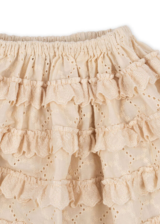 KONGES SLOJD SS5 - KONGES SLOJD FRILLA SKIRT - BUTTERCREAM