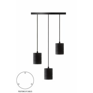 Calex Calex Giant Multi Lampe à suspension - 3 x E40 - Noir Calex Giant Multi Lampe à suspension - 3 x E40 - Noir