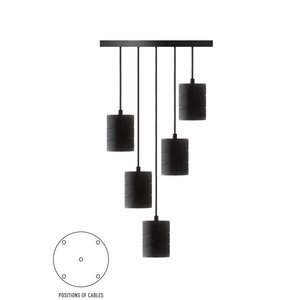 Calex Calex Giant Multi Lampe à suspension - 5 x E40 - Noir Calex Giant Multi Lampe à suspension - 5 x E40 - Noir