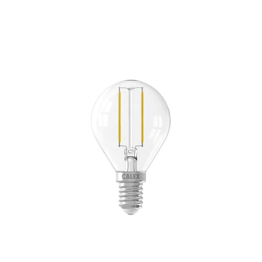 Calex Calex Spherical Ampoule LED Filament - E14 - 250 Lm - Argent - Lampe Vintage