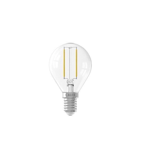 Calex Calex Spherical Ampoule LED Filament - E14 - 250 Lm - Argent - Lampe Vintage