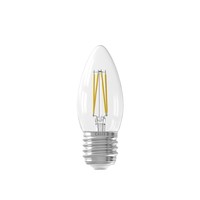 Calex Calex Ampoule LED Candle Filament - E27 - 470 Lm - Argent - Lampe Vintage