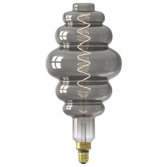 Calex Paris Ampoule LED Globe Ø200 - E27 - 80 Lm - Titane - Lampe Vintage