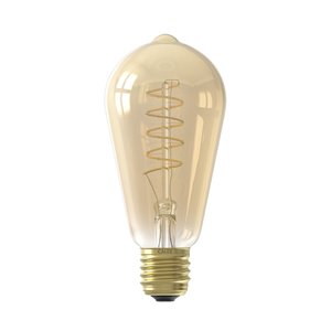 Calex Rustique Ampoule LED Flexible - E27 - 250 Lm - Or Finish - Lampe Vintage