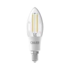 Calex Calex Ampoule LED Candle Filament - E14 - 470 Lm - Argent - Lampe Vintage Calex Ampoule LED Candle Filament - E14 - 470 Lm - Argent - Lampe Vintage