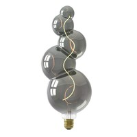 Calex Calex Alicante Ampoule LED Ø125 MM - E27 - 60 Lumen - Titane - Lampe Vintage