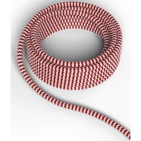 Calex Calex Cable electrique textile - Rouge / Blanc
