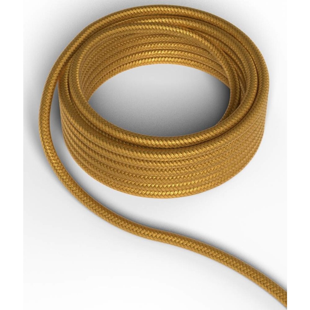 Calex Calex Cable electrique textile - Or