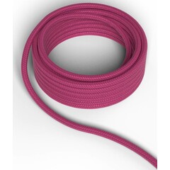 Calex Cable electrique textile - Rose
