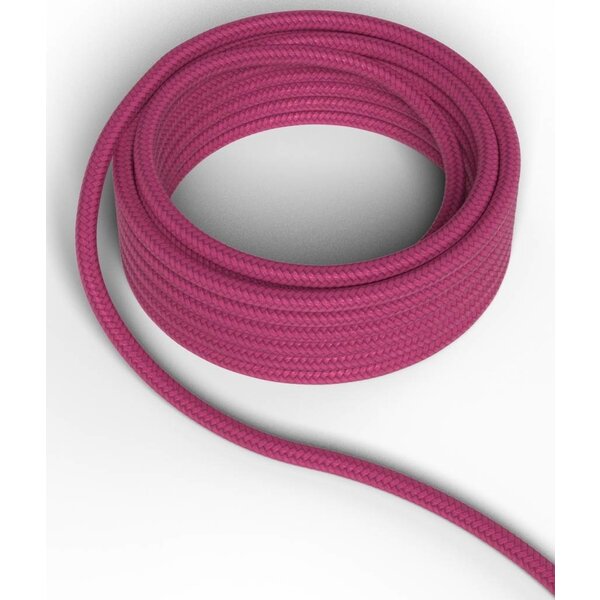 Calex Calex Cable electrique textile - Rose