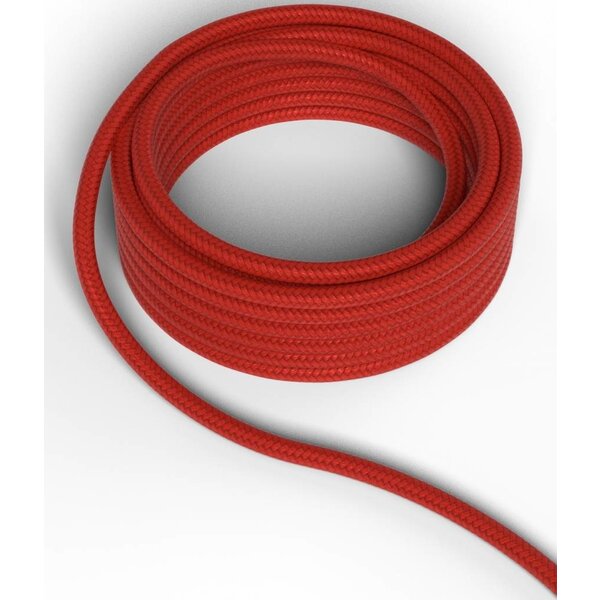 Calex Calex Cable electrique textile - Rouge
