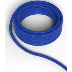 Calex Cable electrique textile - Bleu