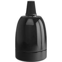 Calex Calex Lampe de Table E27 – Ø47mm – H63mm - Céramique - Noir