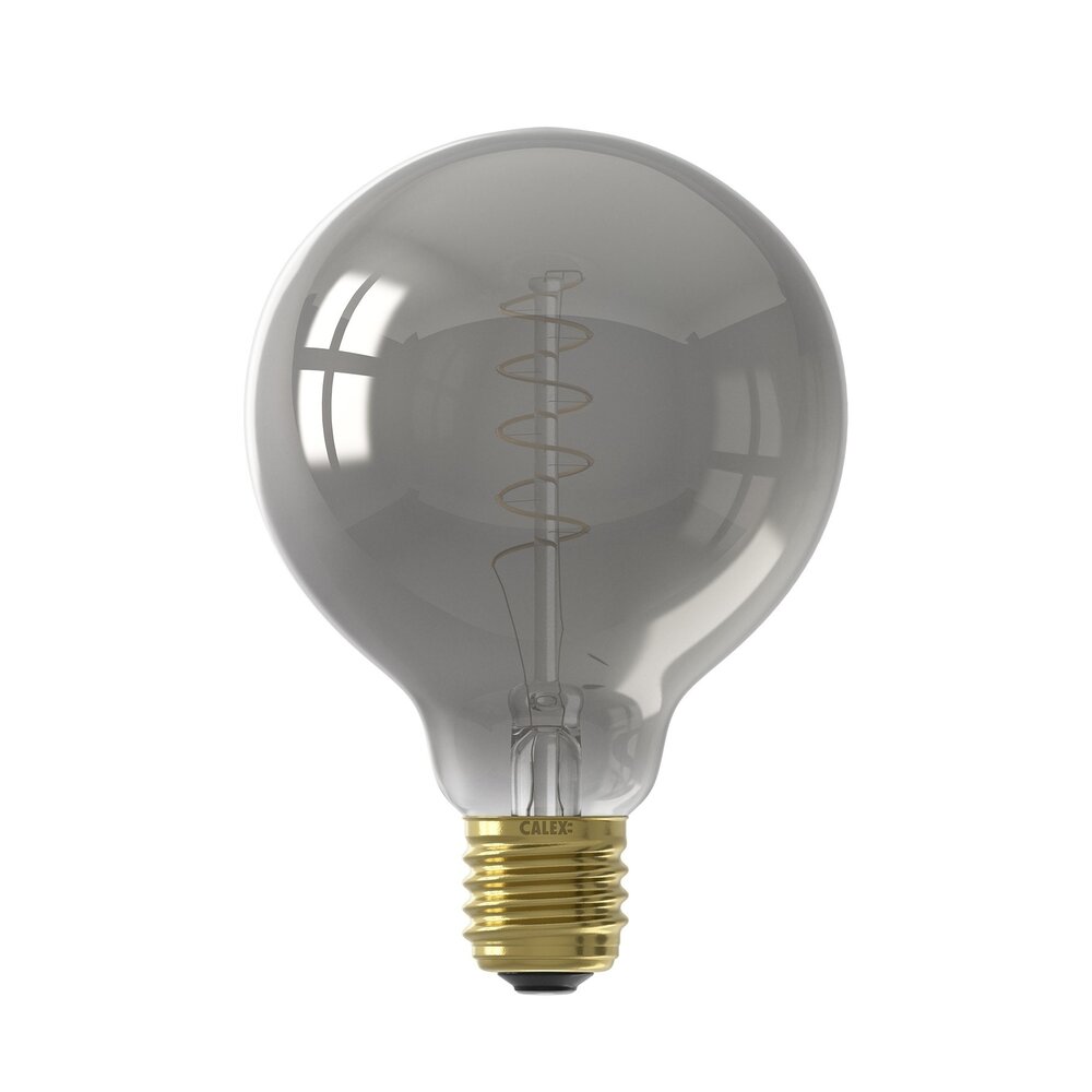 Calex Calex Ampoule LED Globe - E27 - 136 Lm - Titane - Lampe Vintage