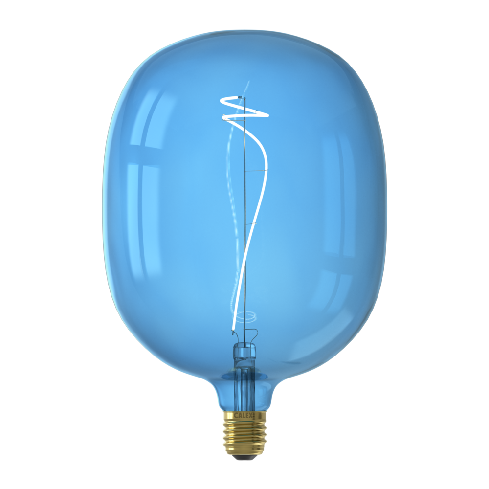 Calex Calex Avesta  Ø170 - E27 - 80 Lumen – Bleu - Lampe Vintage