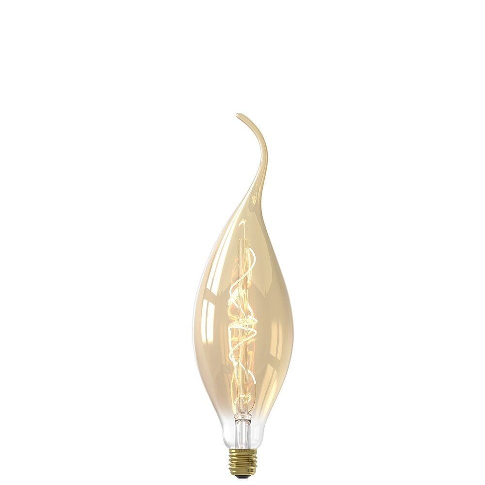 Calex Calex Calpe Ø95 - E27 - 140 Lumen - Gold - Lampe Vintage