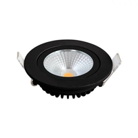 Lampesonline Spots Encastrables LED Noir - 5W – IP44 – 2700K - Inclinable