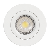 Spots Encastrables LED Blanc - 5W – IP42 – 3000K - Inclinable Lampesonline Spots Encastrables LED Blanc - 5W – IP42 – 3000K - Inclinable