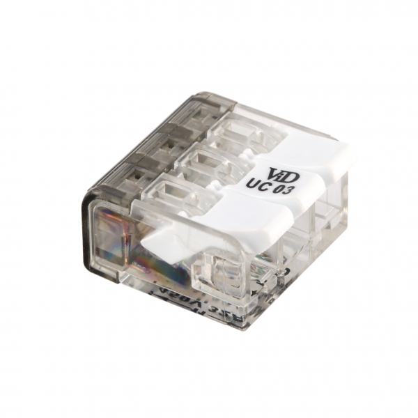 VID Borne de connexion - 3 pôles – 3 x 4 mm²