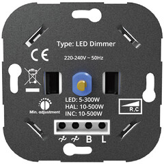 Variateur de lumière LED 5-300 Watt 220-240V - phase on et phase off