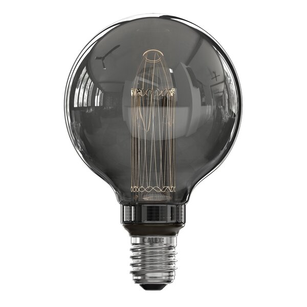 Calex Calex Ampoule LED Globe G95 - E27 - 3,5W - 40 Lm - 2000K - Titane - Lampe Vintage